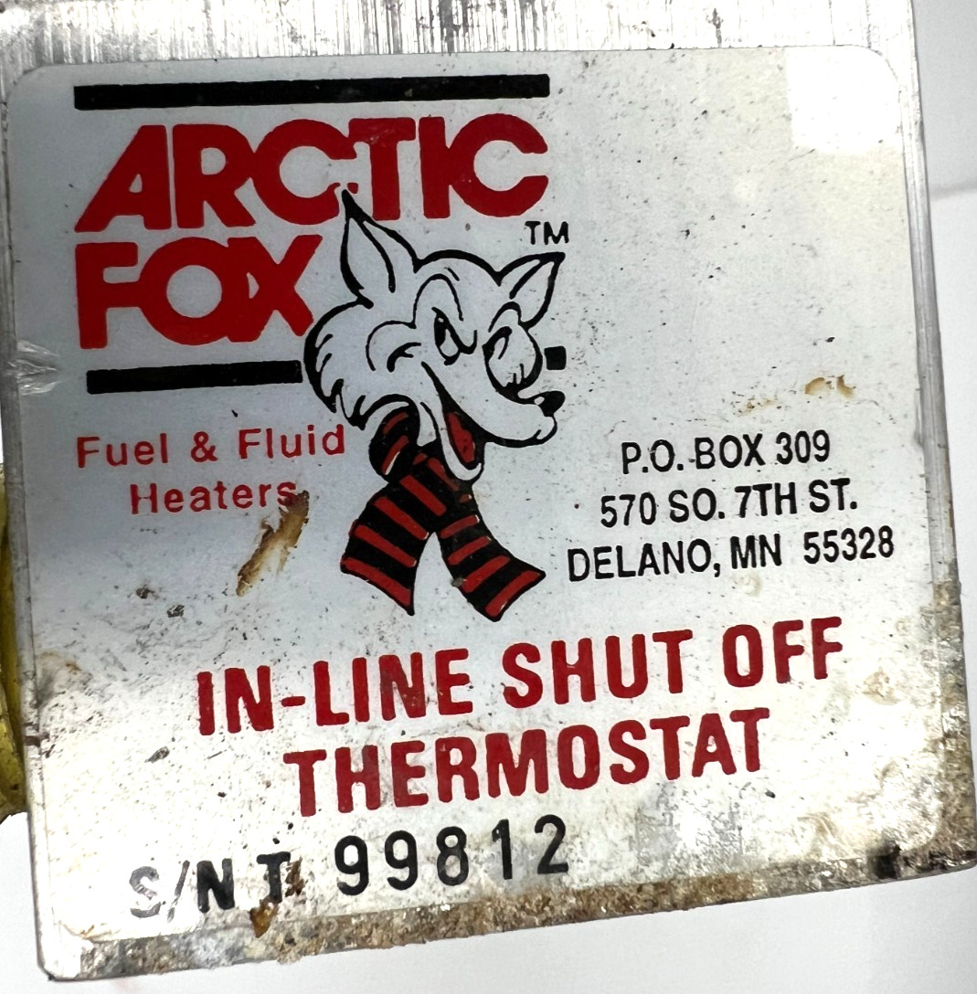ARCTIC FOX 051310 & 99812 COOLANT HEATED FUEL PICK UP STANLESS STEEL
