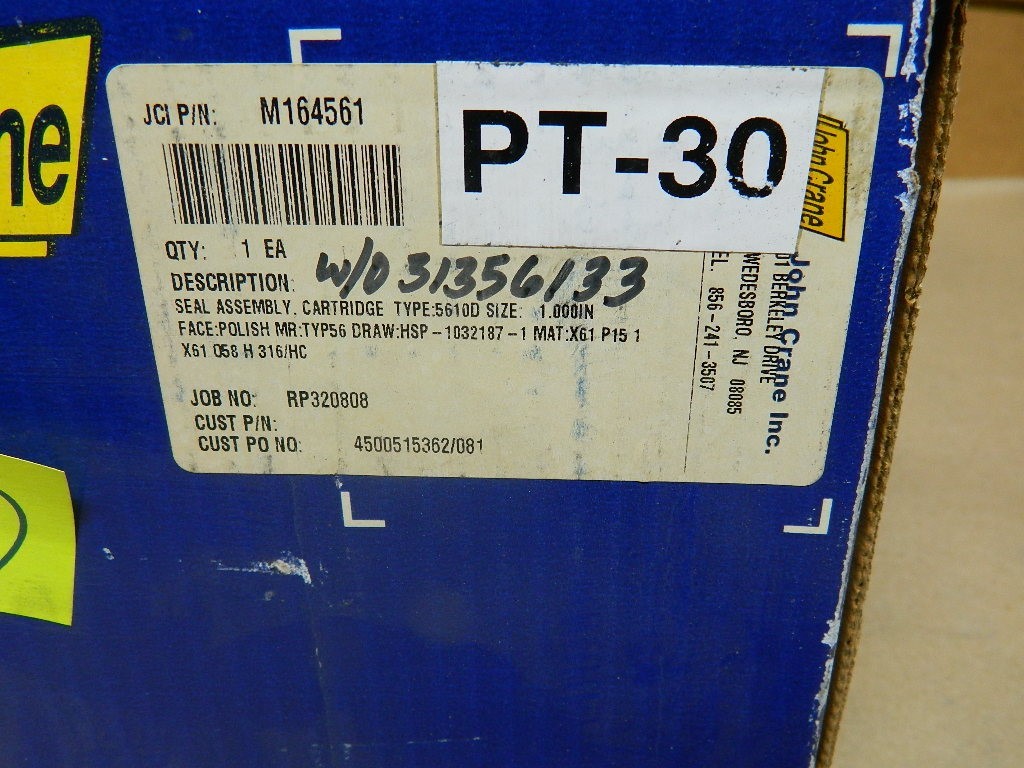 JOHN CRANE NEW M164561 Seal Cartridge Assembly 1″ type 560D LOT # 19