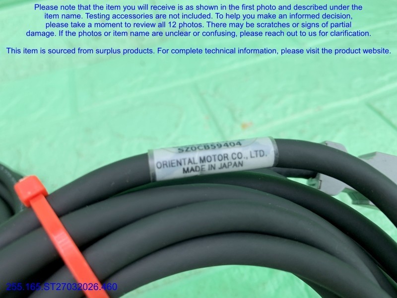 Oriental motor CC050VNF-M + CC050VNF-E Cable as in photos, sn:9343, DHL,SALE