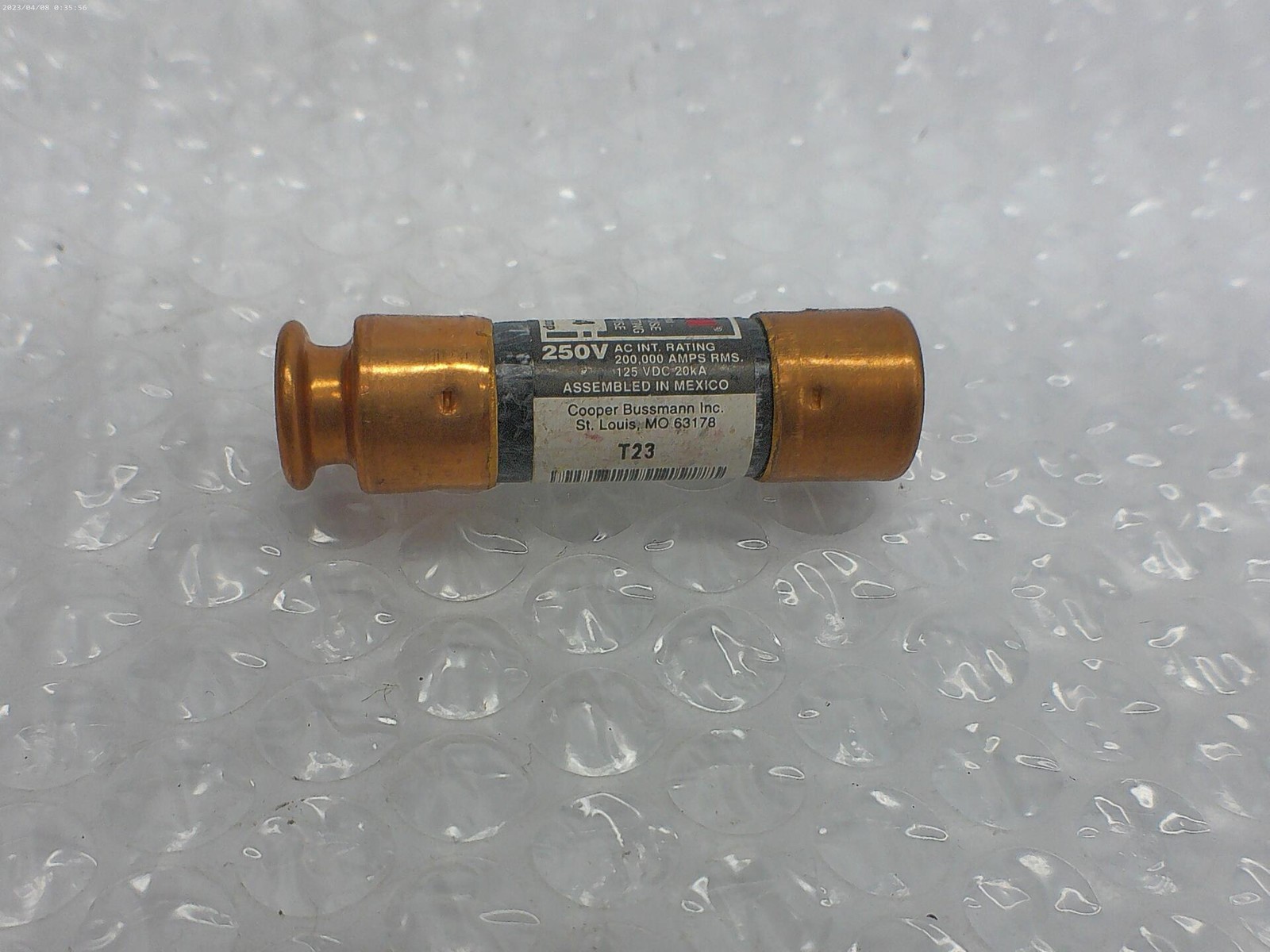 FUSETRON FRN-R4 FUSE LOT OF 2 NSNP.
