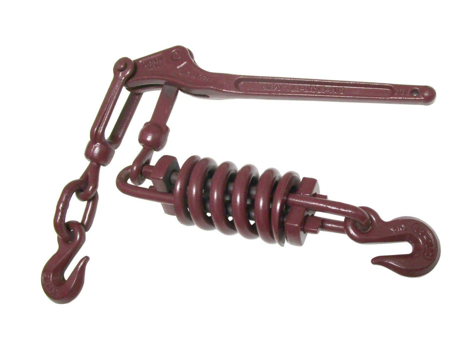 5/16 – 3/8″ Lever Load Binder with Compression Spring and Grab Hooks Tie Down