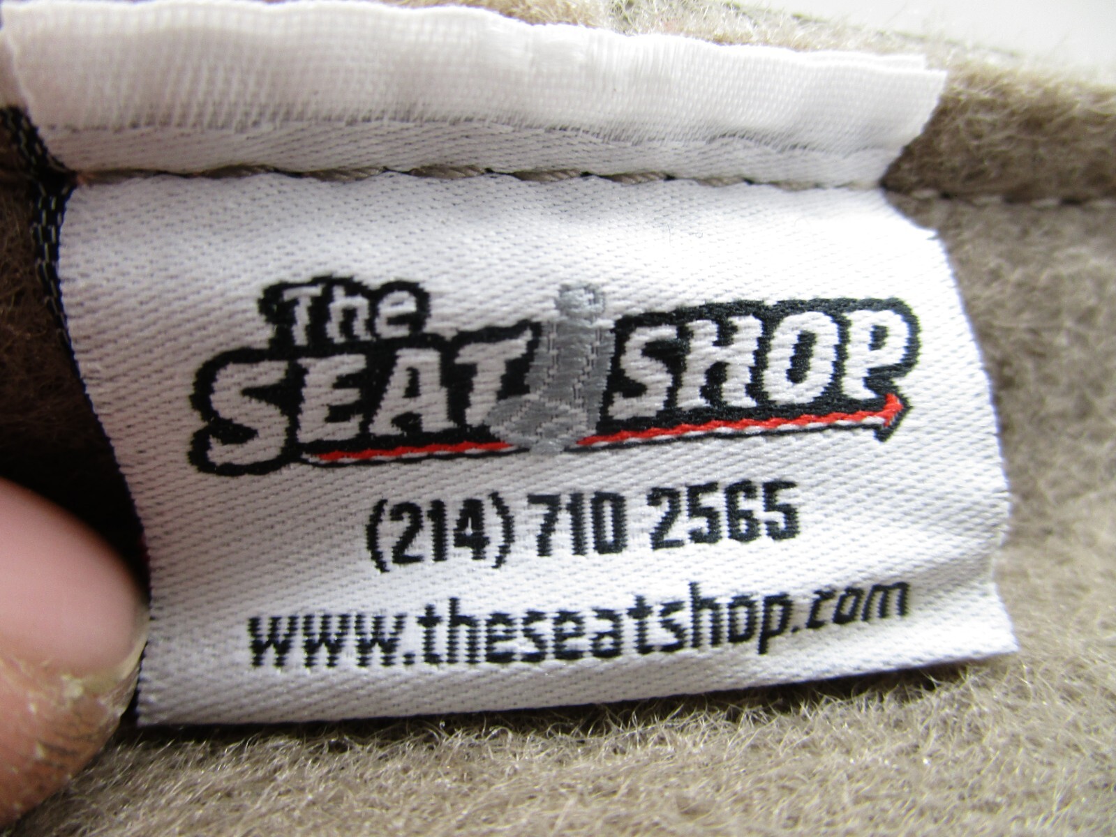 “The Seat Shop” Passenger Bottom Seat Cover Vinyl Medium Camel 08-10 F250