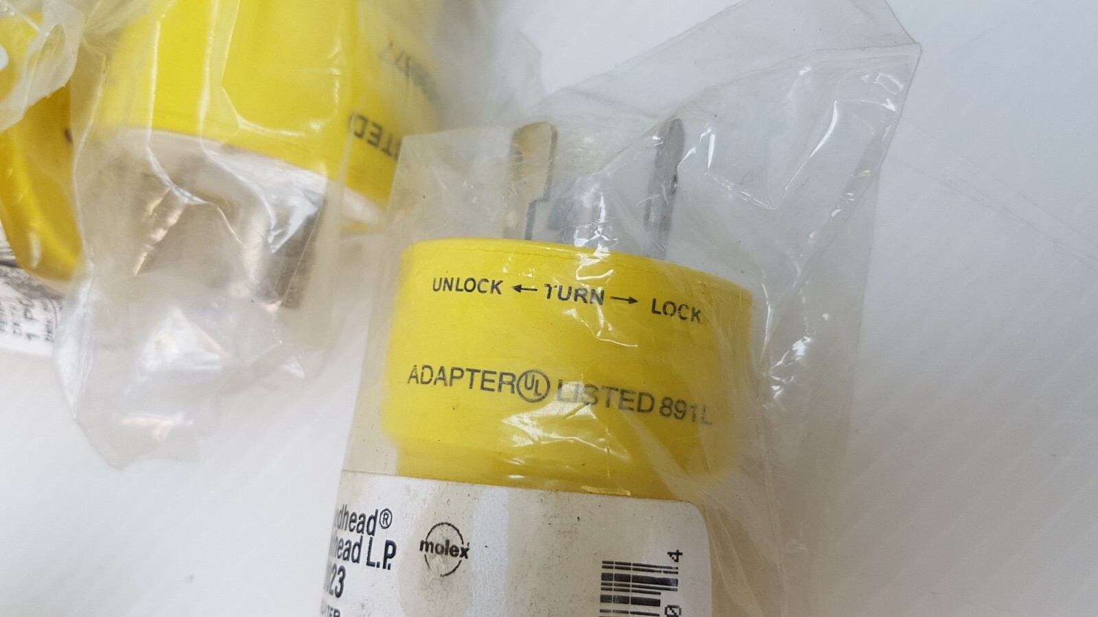 24pcs MOLEX DANIEL WOODHEAD 1301510023 SAFEWAY ADAPTER L5-20 20A/125V, #1740