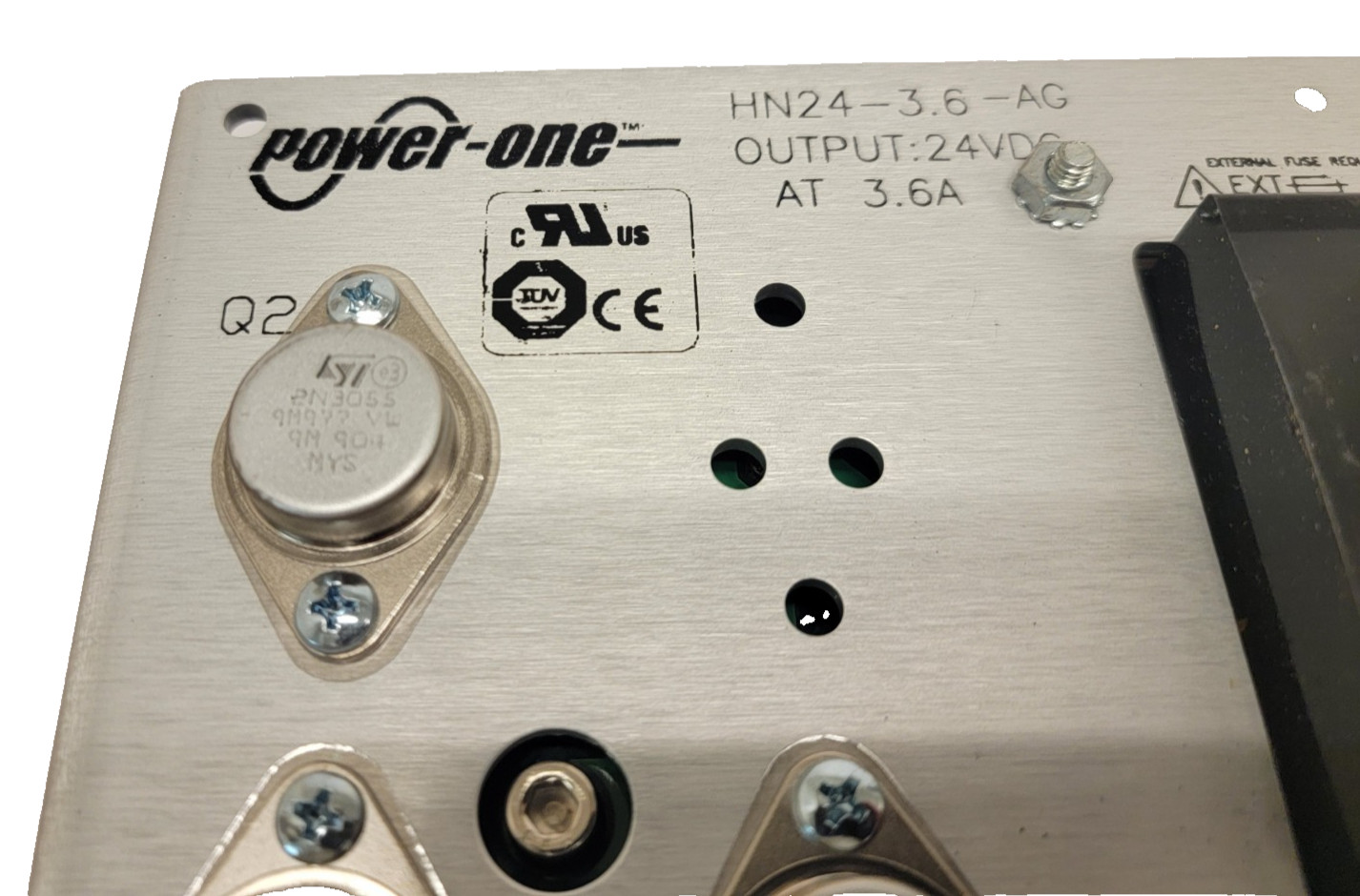 Power-One HN24-3.6-AG Power Supply, AC-DC,24V,3.6A,100-264V In, Open Frame