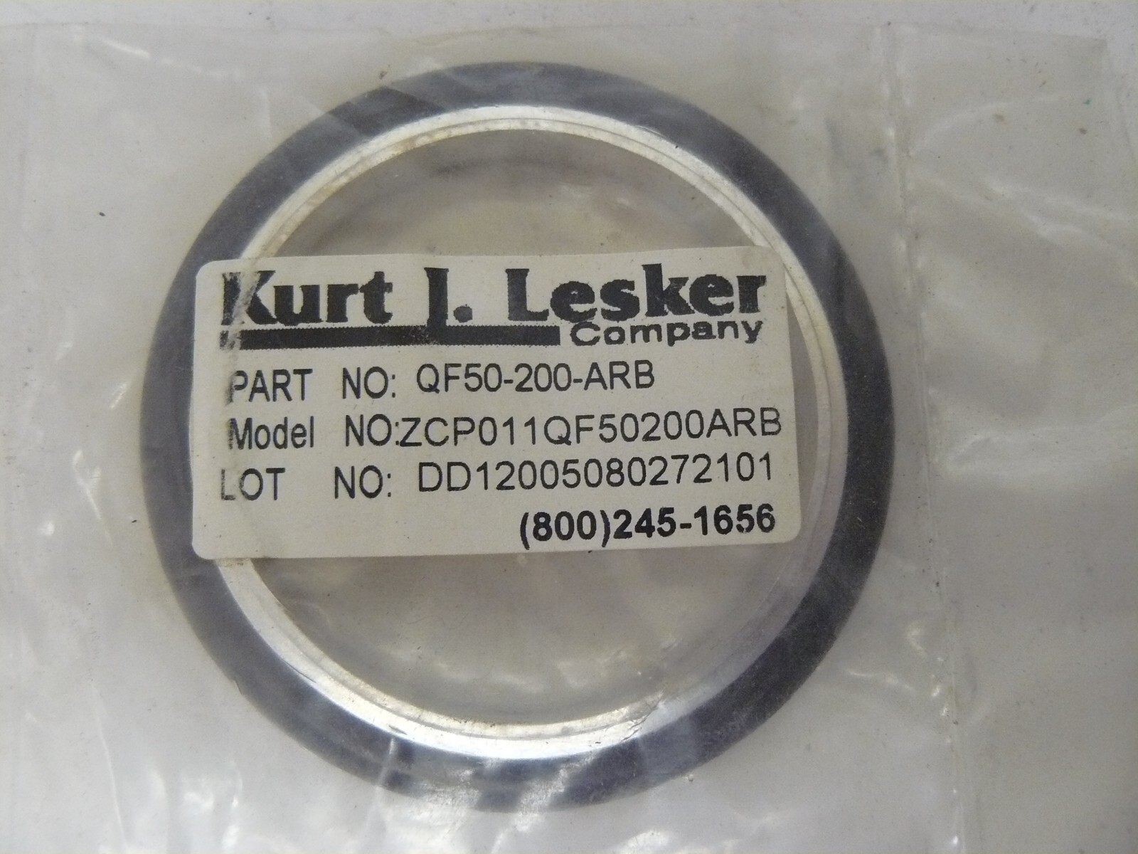 Kurt J Lesker QF50-200-ARB centering ring lot of 2 new