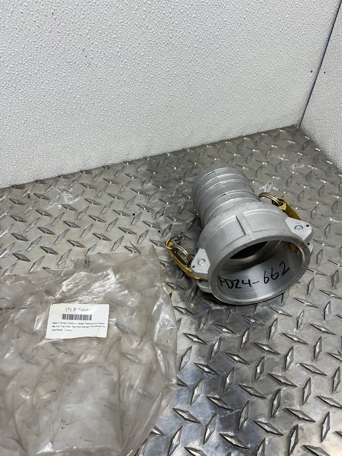 Cam and Groove Adapter: 3″ Camlock Coupling to Hose shank