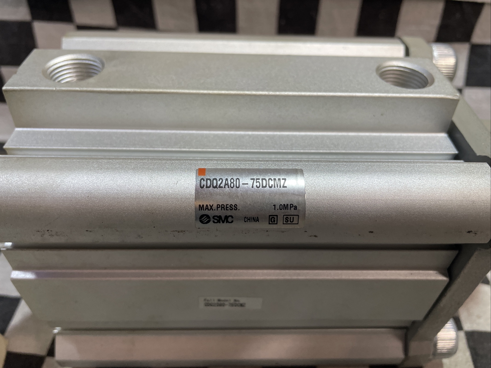 SMC CDQ2A80-75DCMZ, CDQ2A8075DCMZ, CQ2-Z COMPACT CYLINDER, SHIPSAMEDAY