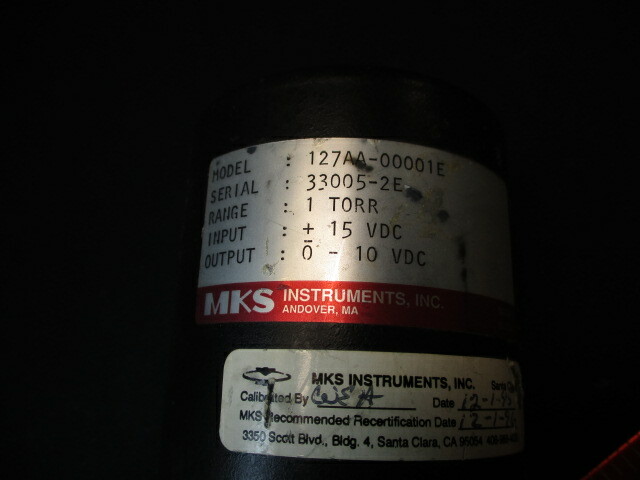 MKS-HPS 127AA-00001E MKS, Baratron 1 Torr