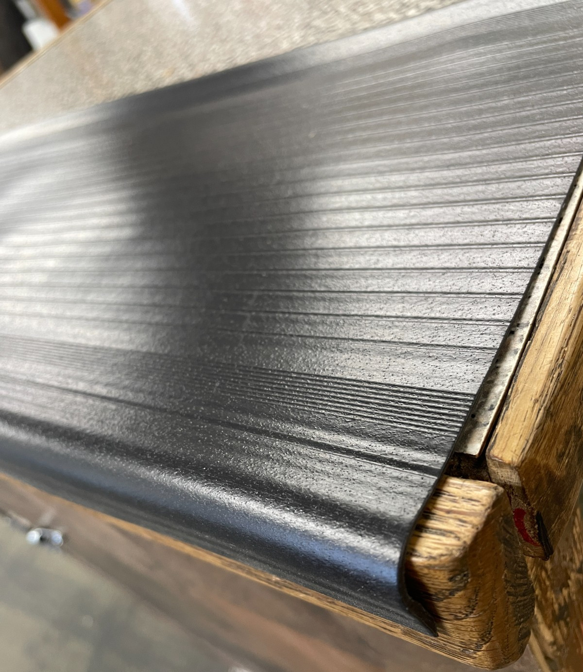 Stair Tread Cover Vinyl Black, 23-3/4 In W X 1/8 In Thick