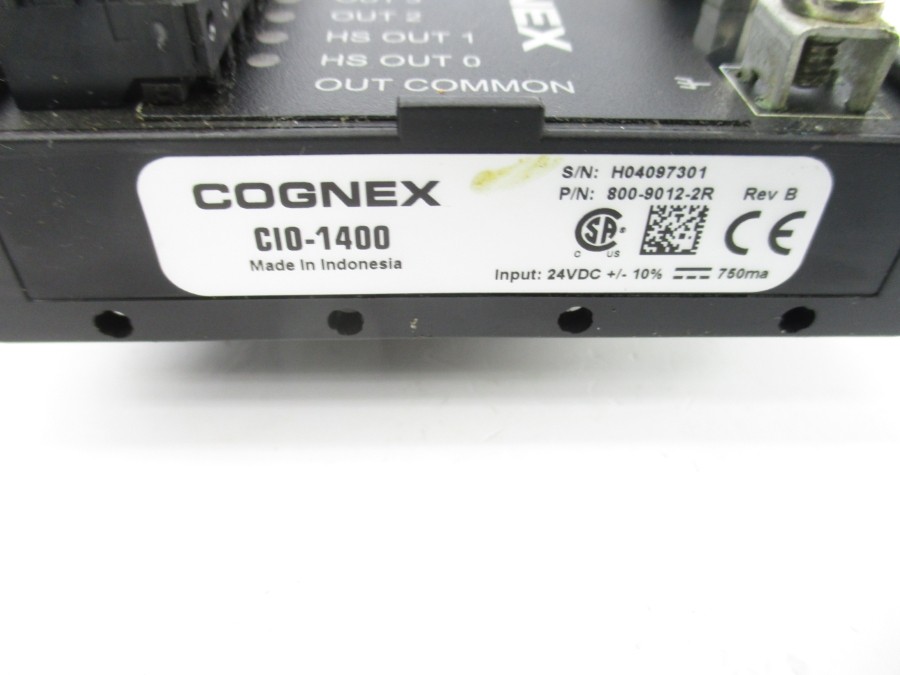 COGNEX C10-1400 800-9012-2R 24VDC REV. B UNMP