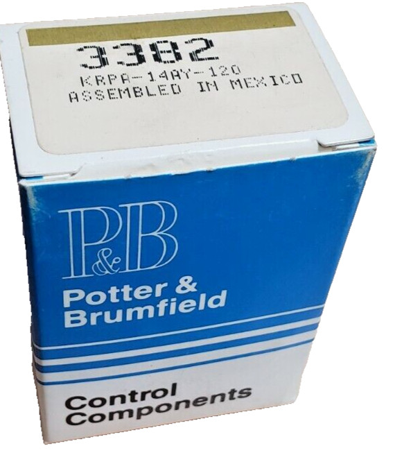 Potter & Brumfield KRPA-14AY-120 / KRPA14AY120 Relay (New in Box)