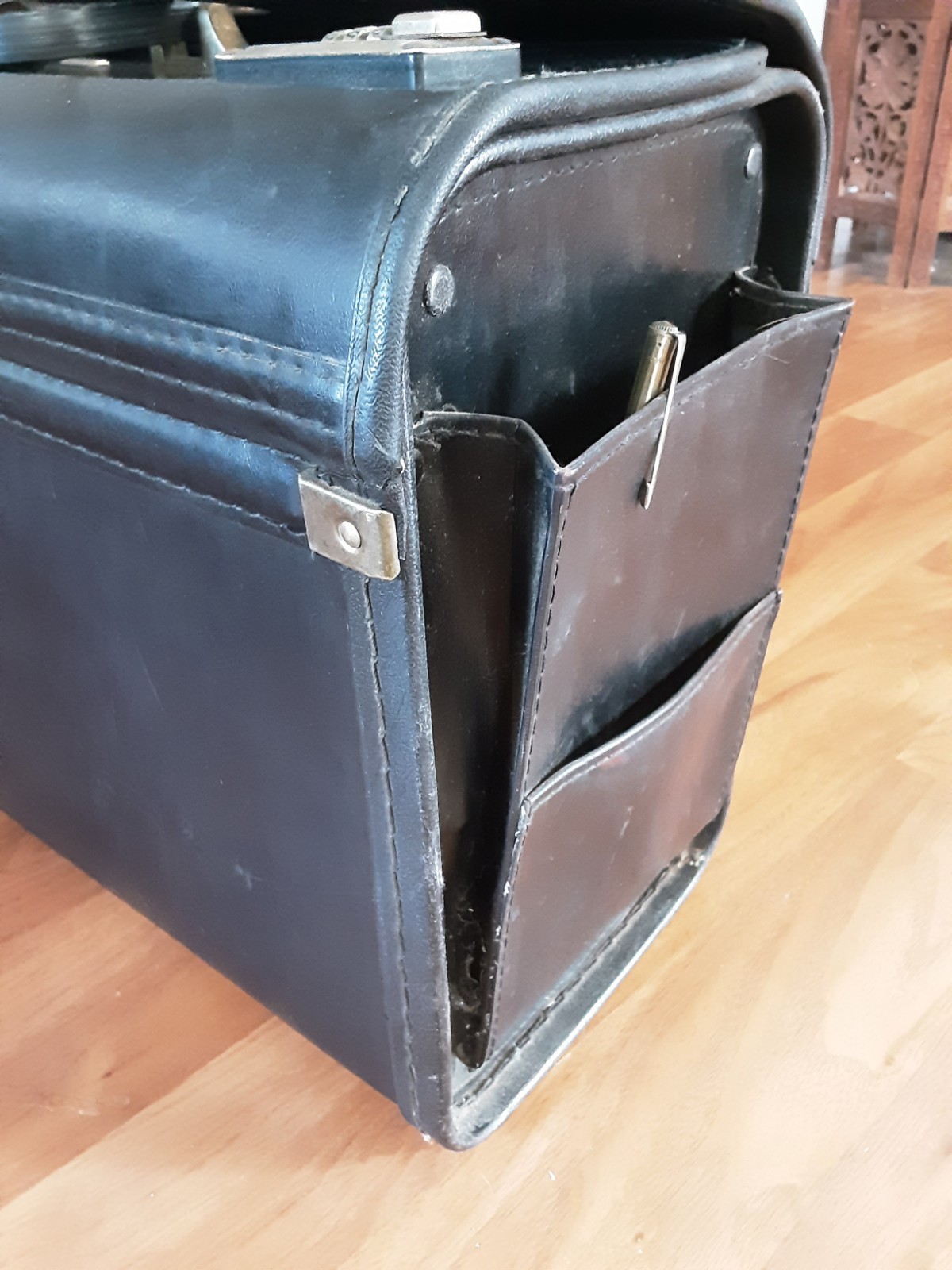 Vintage HIT LEATHER BUSINESS BRIEFCASE