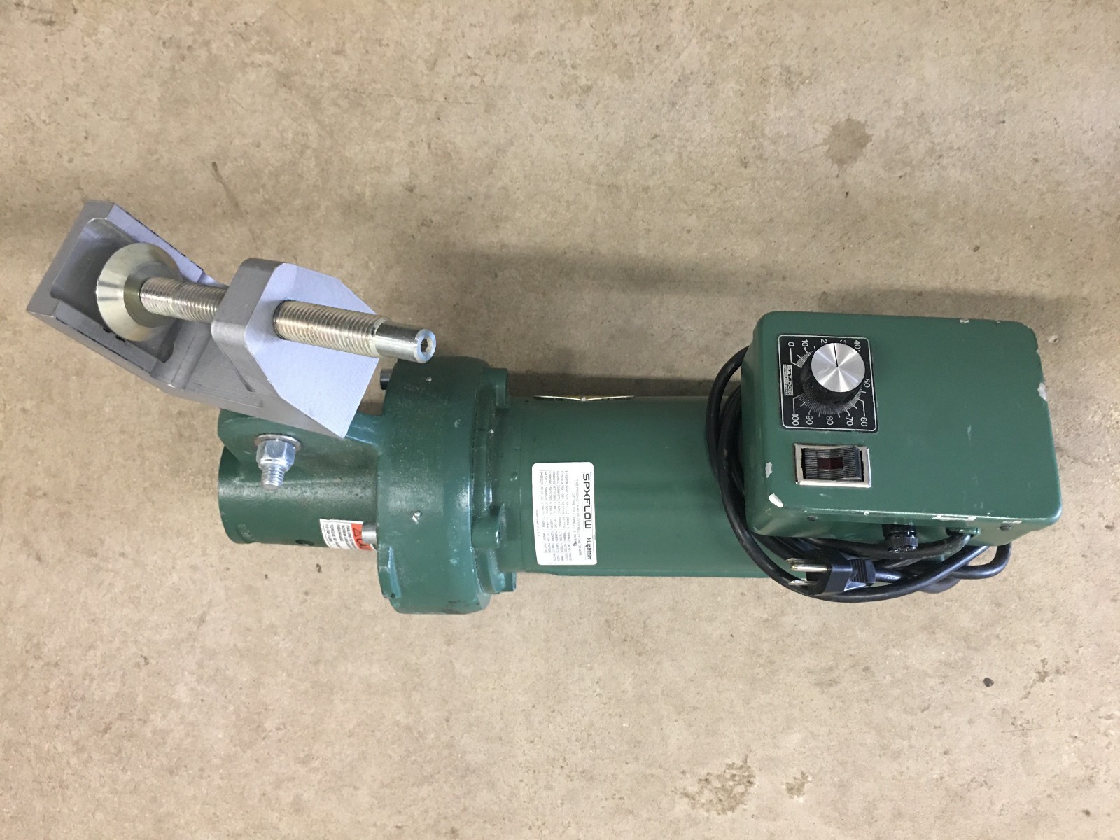 SPX FLOW Electric Barrel Mixer Gear Drive w/ Variable Speed #3063