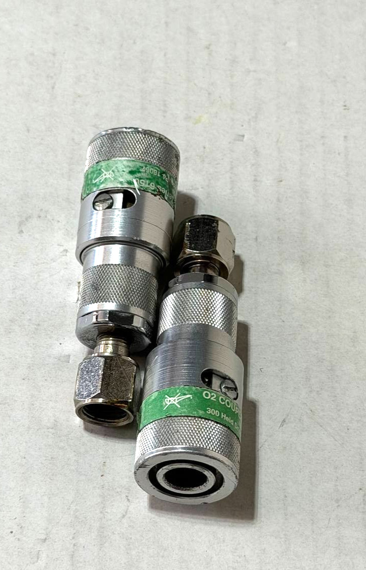 Lot of 2 Precision Oxygen O2 Coupler 6150