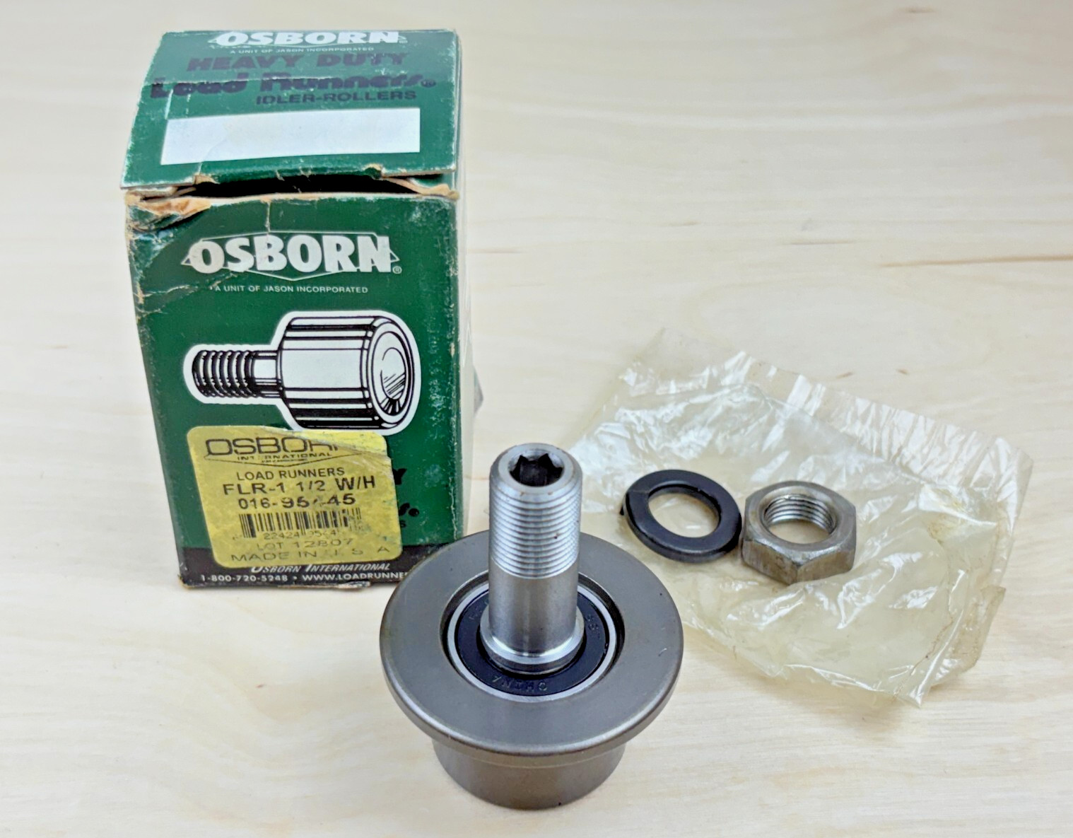Osborn FLR-1-1/2 Load Runner Idler Roller