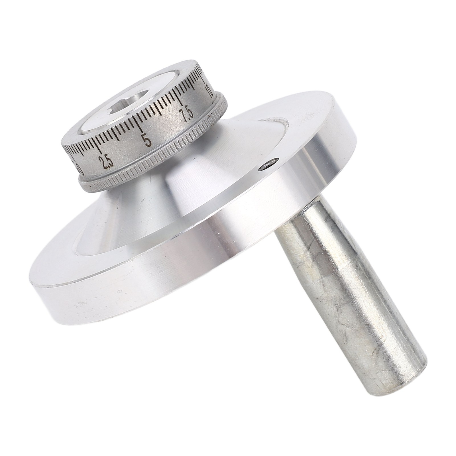 Lathe Handwheel 80mm Aluminum Alloy Hand Wheel With Crank Handle For 7×12 7×14