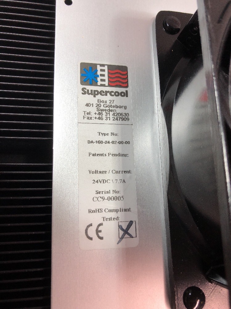 Laird/SUPERCOOL THERMOELECT ASSY DIRECT AIR, DA-160-24-02-00-00, #BOX 6 “P1”