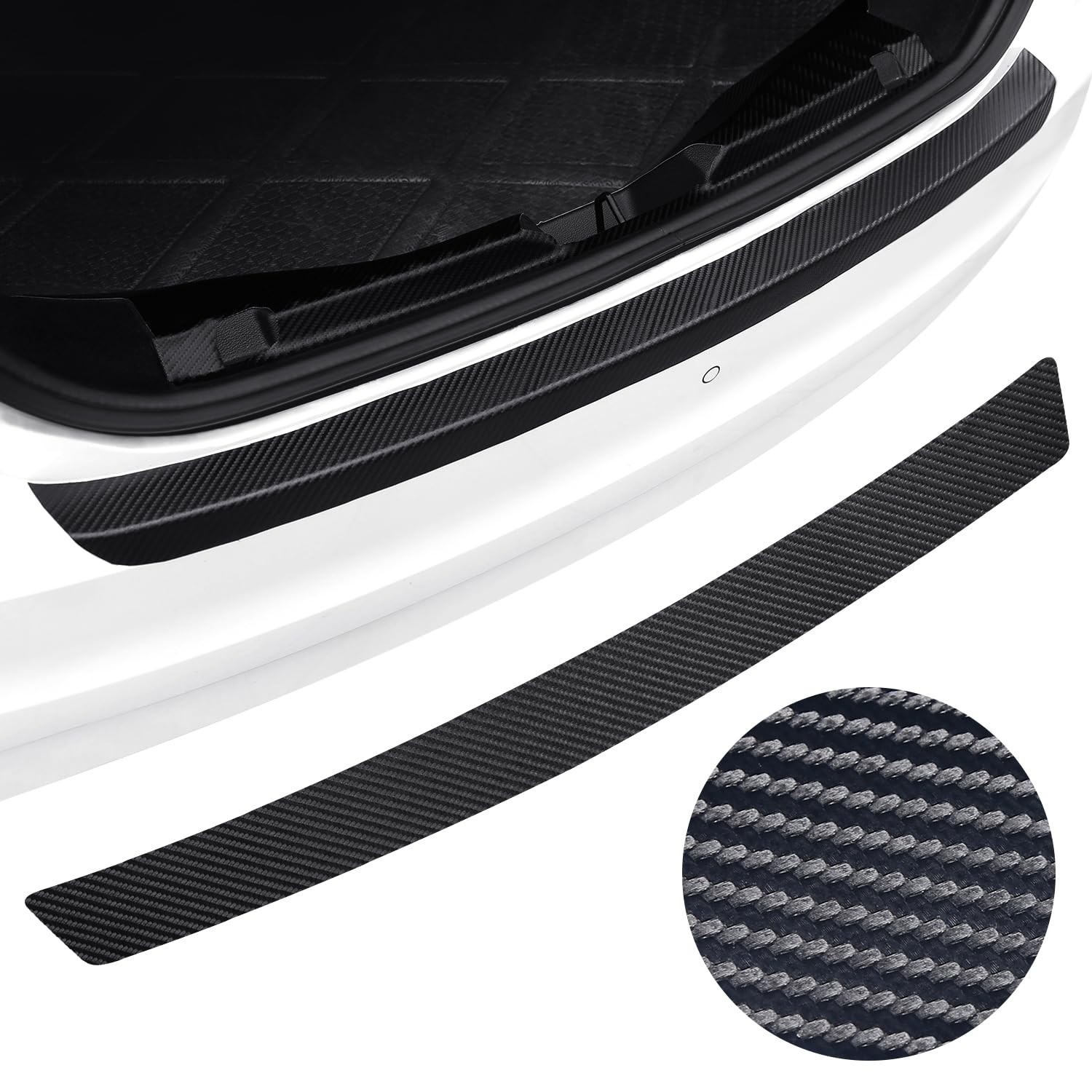 Moteloor Universal Rear Bumper Protector (40×3.54 in)