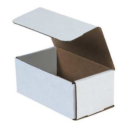 Zoro Select M743 Corrugated Mailers, 7″ X 4″ X 3″, White, 50/Bundle
