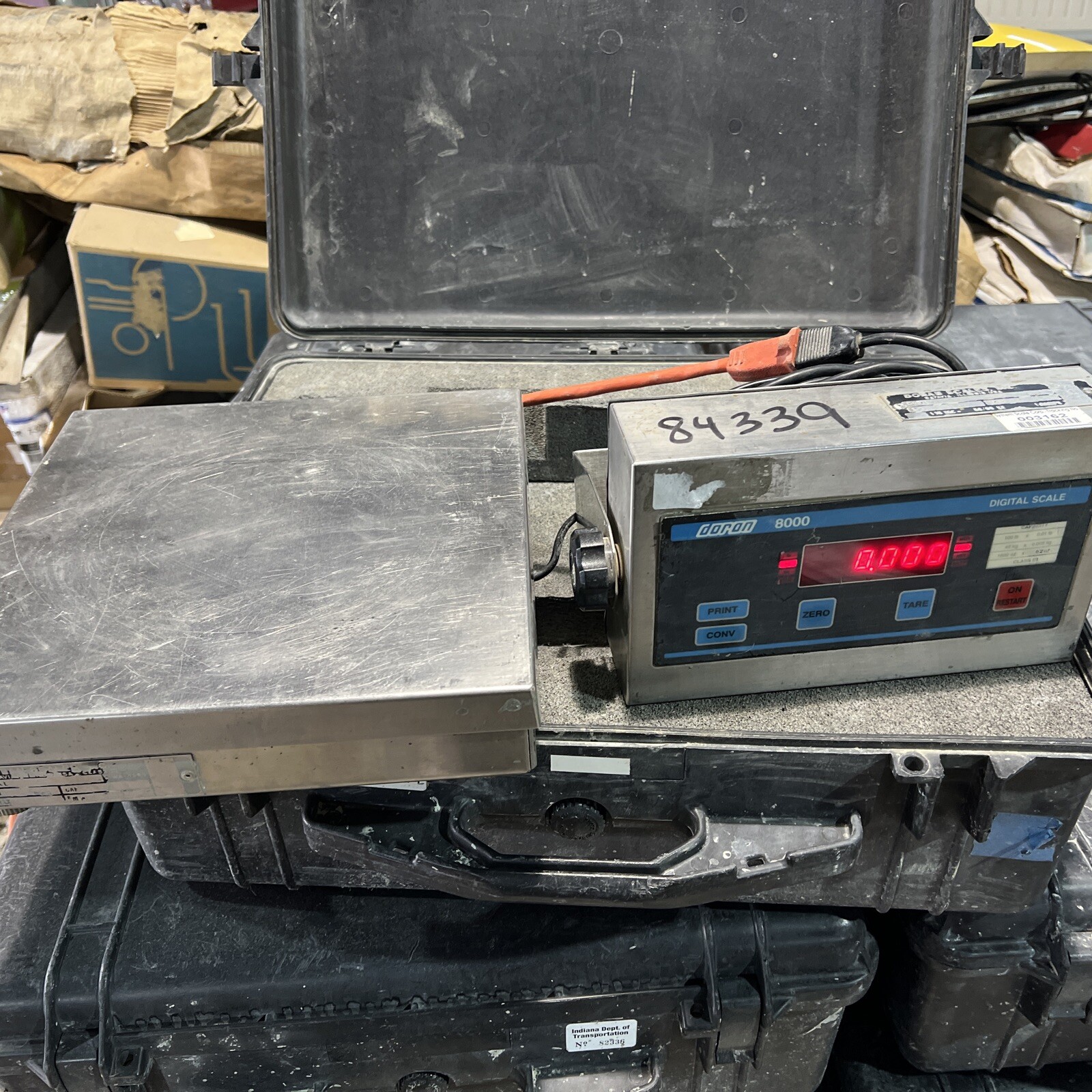 Doran 8000 Industrial Digital Scale – 100 Lb Capacity