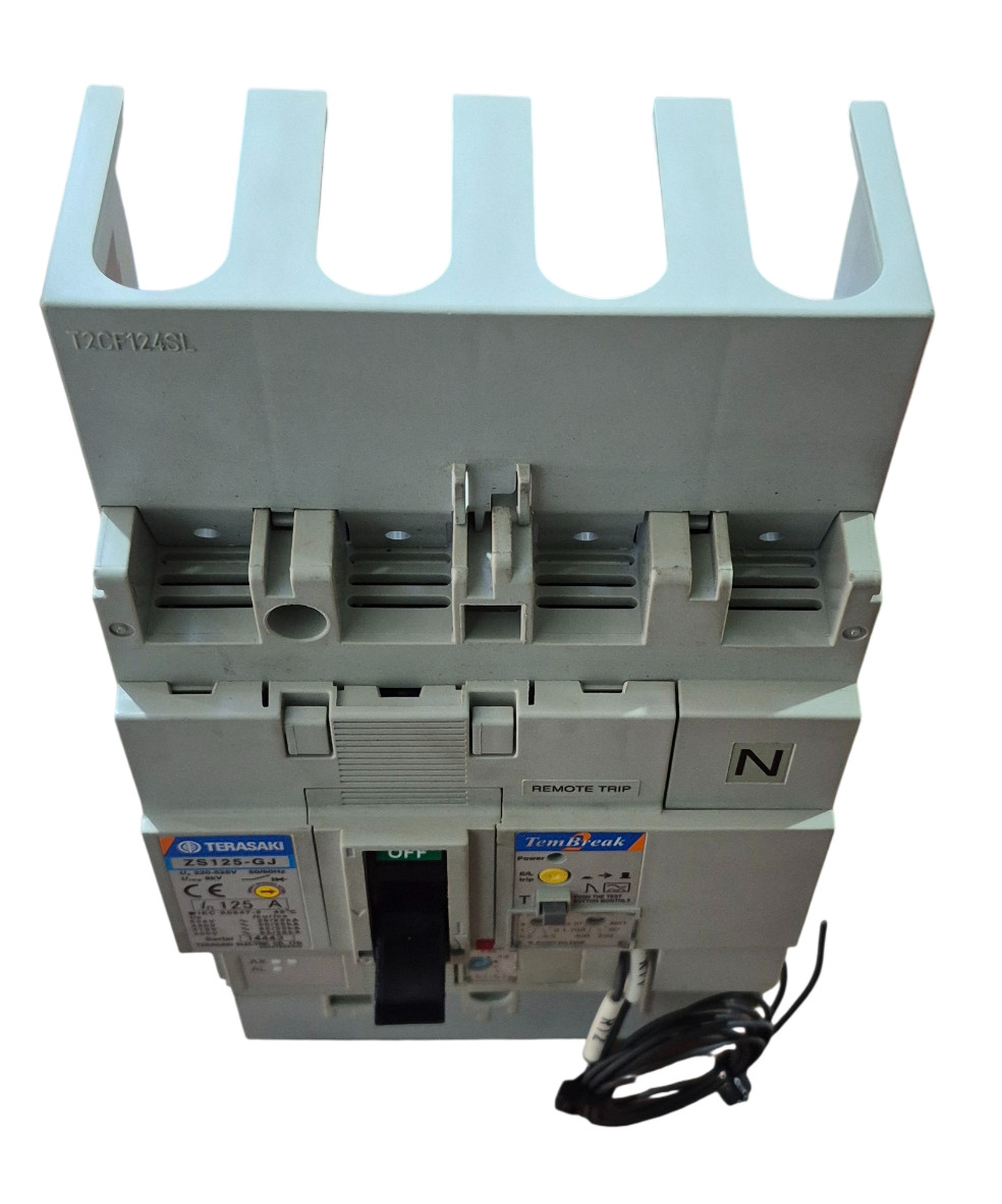 TERASAKI TemBreak ZS125-GJ 125A 4 Pole Circuit Breaker 8kA Rated 220-525V