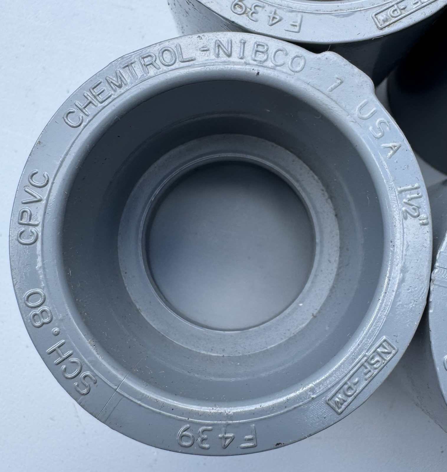 10 x NIBCO Chemtrol 5101 Coupling 1-1/2” Slip/Slip Schedule 80 CPVC F439