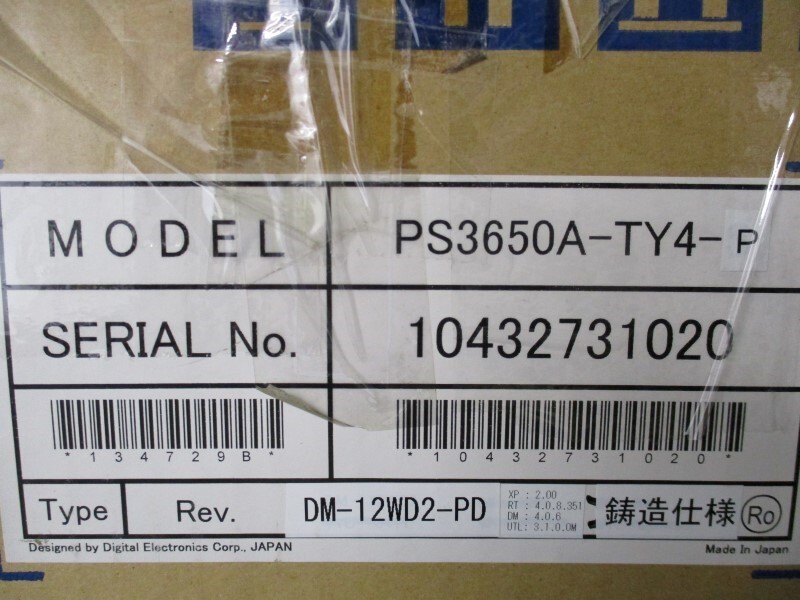 PRO-FACE PS3650A-TY4-P NSMP