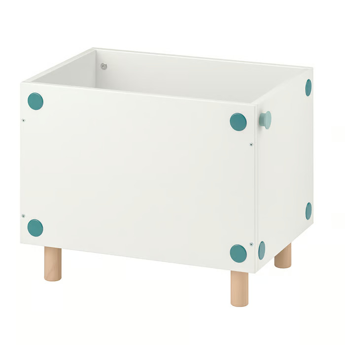 Bedside table/shelf unit, white