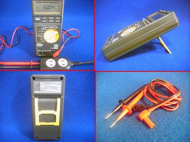 YOKOGAWA 7544-02 DIGITAL MULTIMETER w/test leads (non-genuine) Used Tested japan