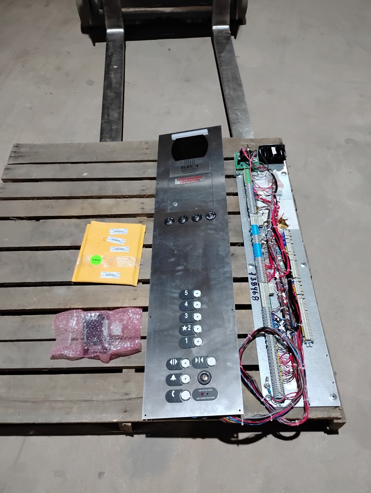 Otis 2500DX Stainless Elevator Car Operating Panel Kit