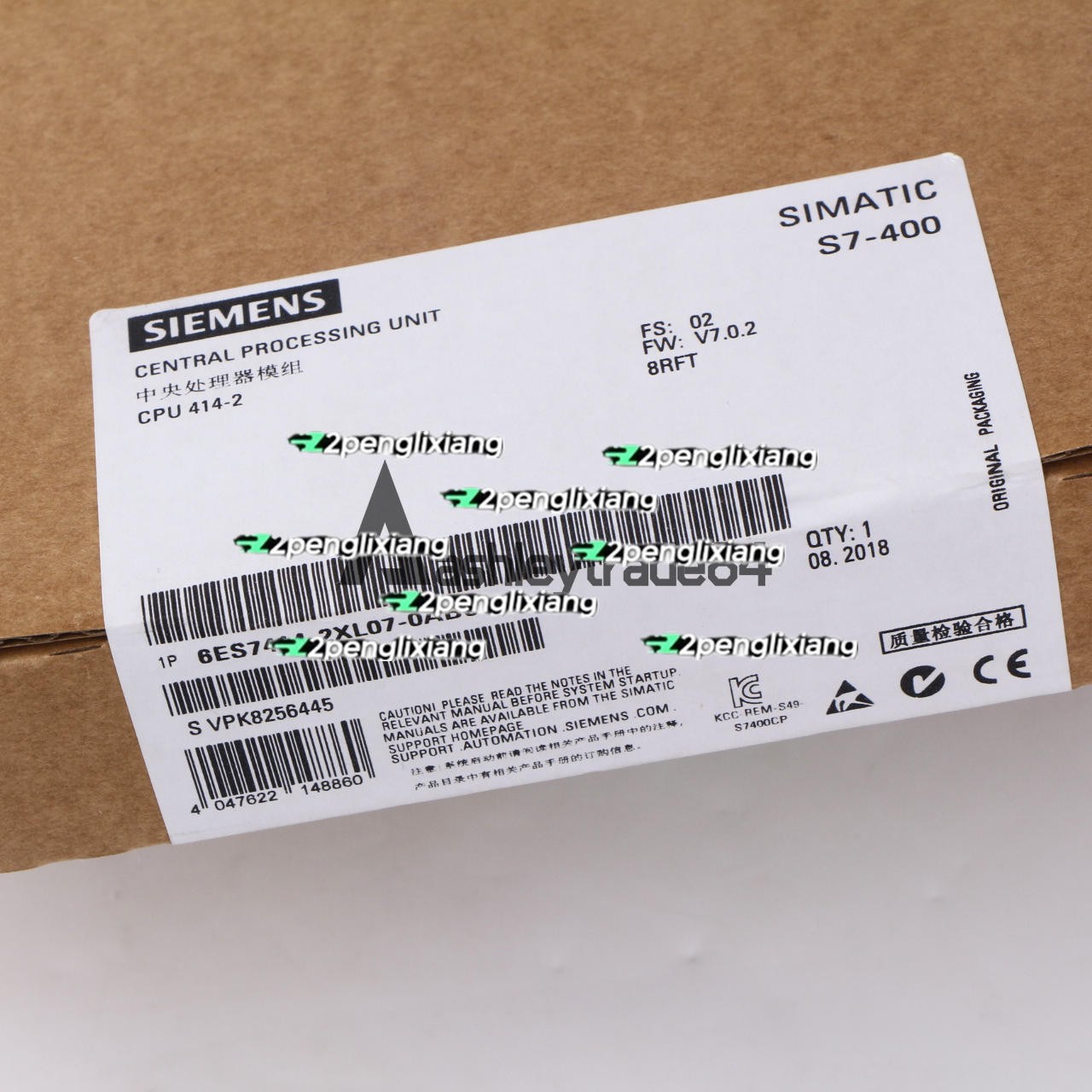 1PC NEW SIEMENS 6ES7414-2XL07-0AB0 6ES7 414-2XL07-0AB0