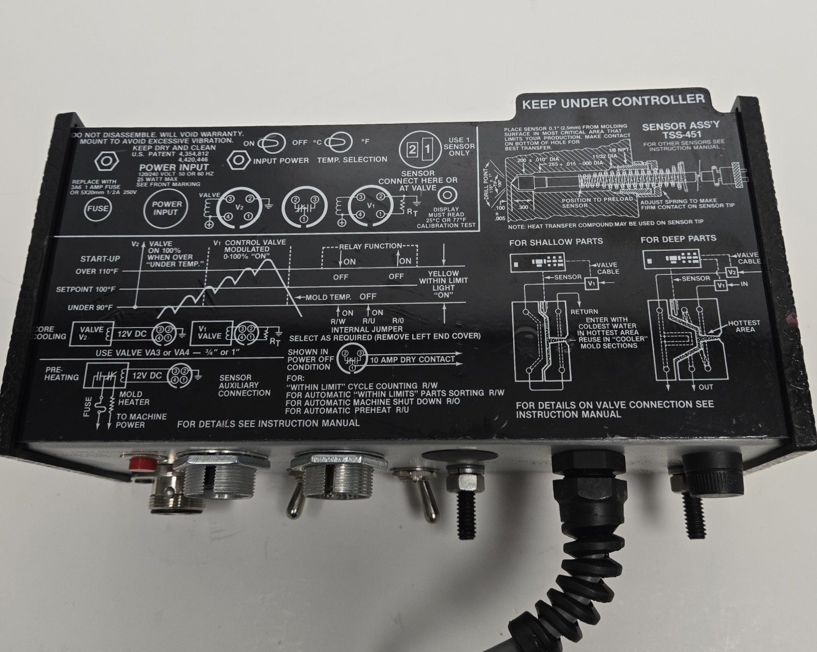DME MOLD SURFACE TEMPERATURE CONTROLLER DD-1202.
