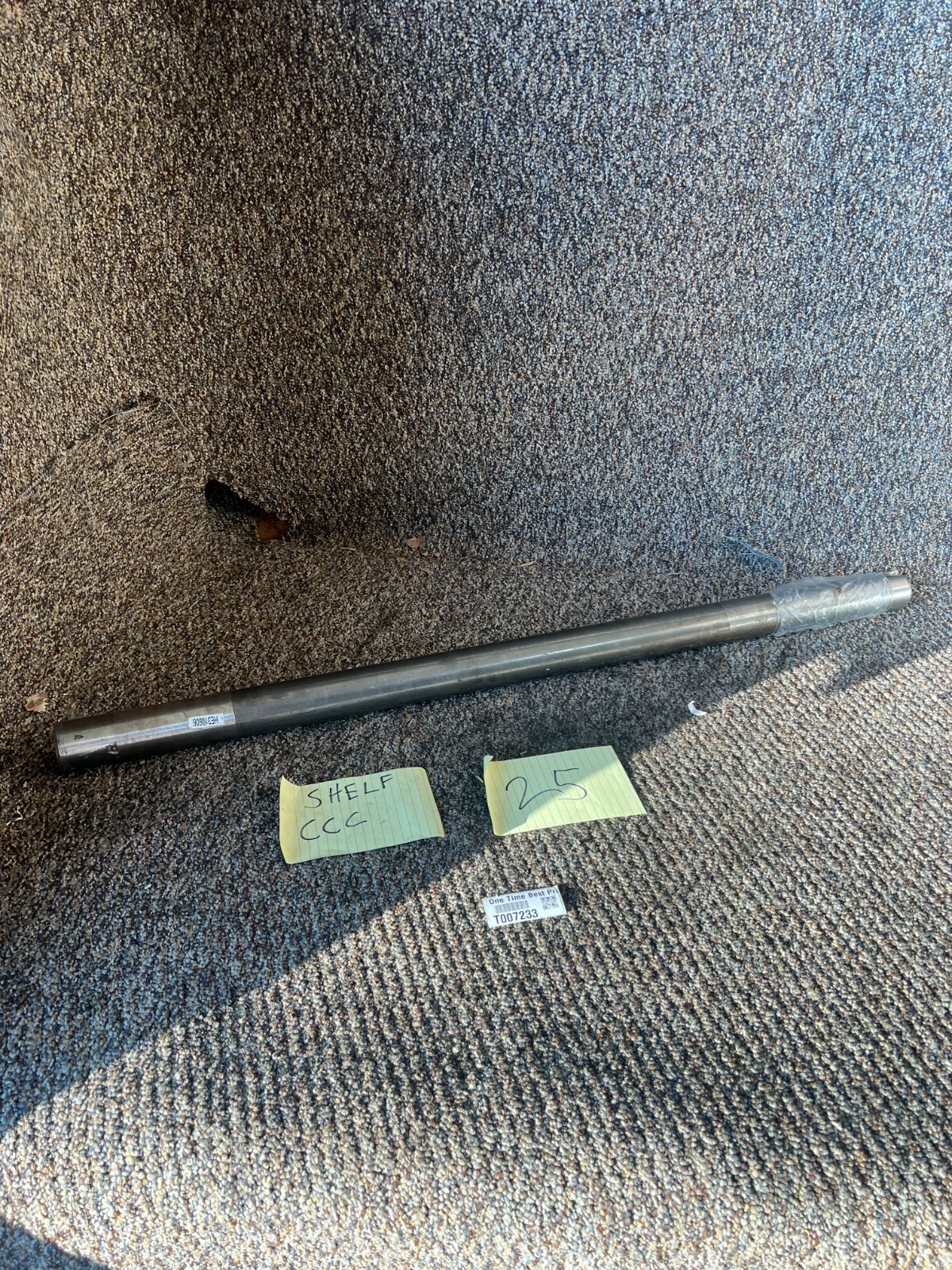 HE310606 Shaft 2″ Diameter 39-5/16″ Length .57″ Threaded Bore 1.970″ Spline Dia