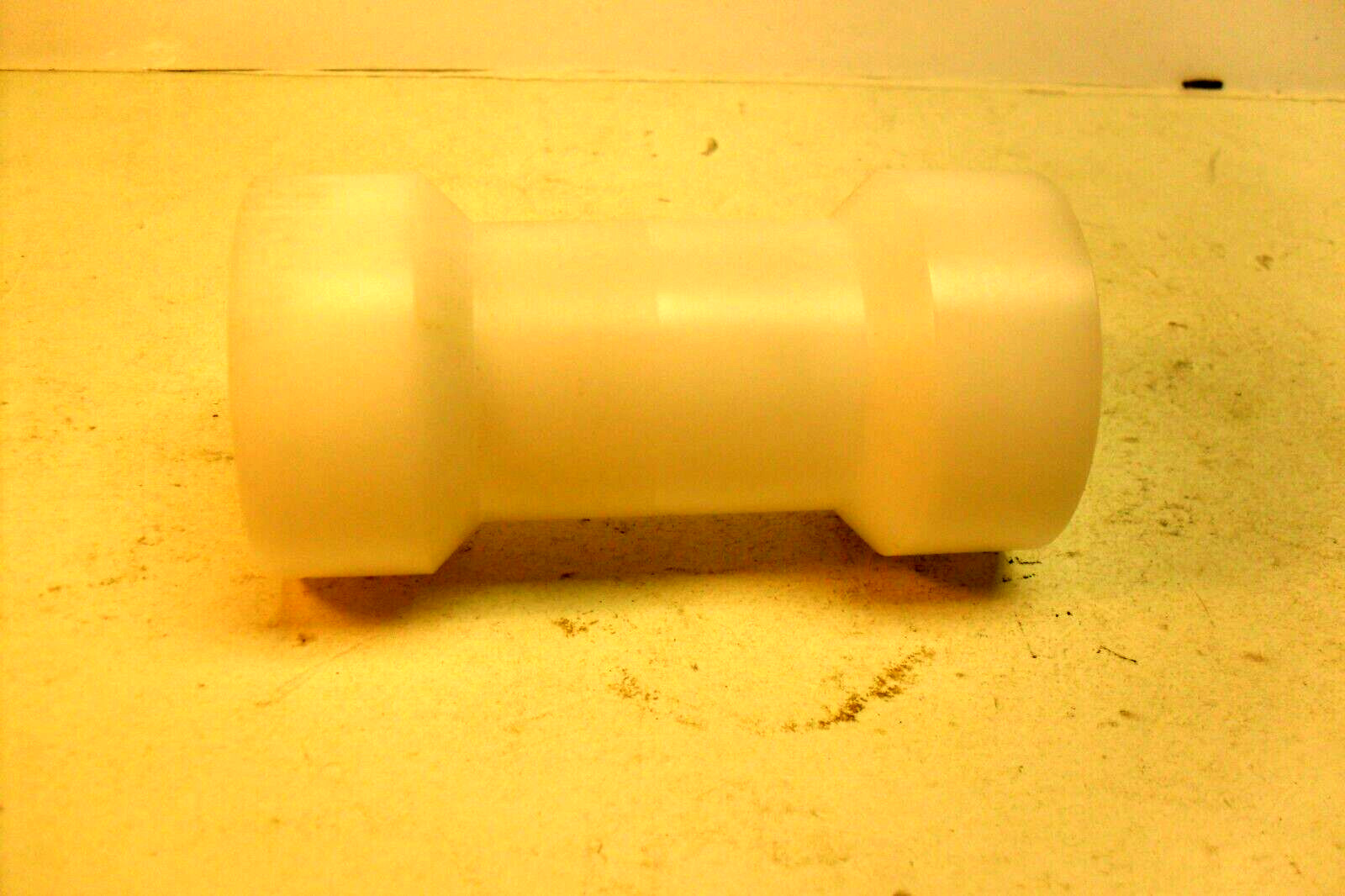 Conveyor Belt Roller Guide 4″ Long x 1-1/8″ Bore x 1-1/2″ od x 3″ od NEW