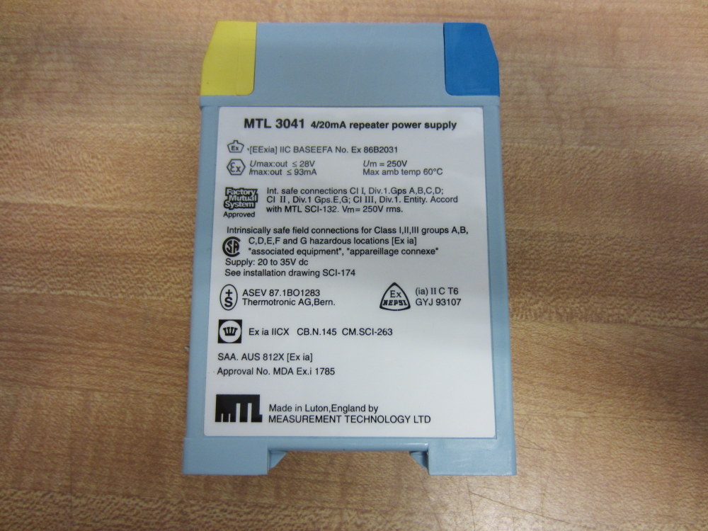 Measurement Technology MTL 3041 MTL3041 MTL-3041 Power Supply