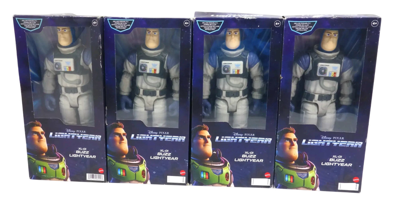 Lot 4 Mattel Lightyear Buzz 12 “Large-Scale Action Figure,Space Ranger Alpha 12”