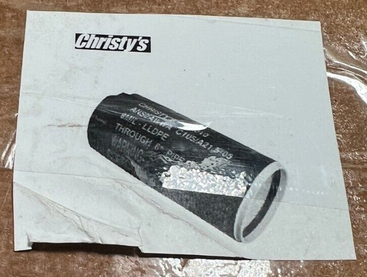 Christy’s Pipe Corrosion Protect 30 in. x 400 ft. x 8 mil Black Plastic Polywrap