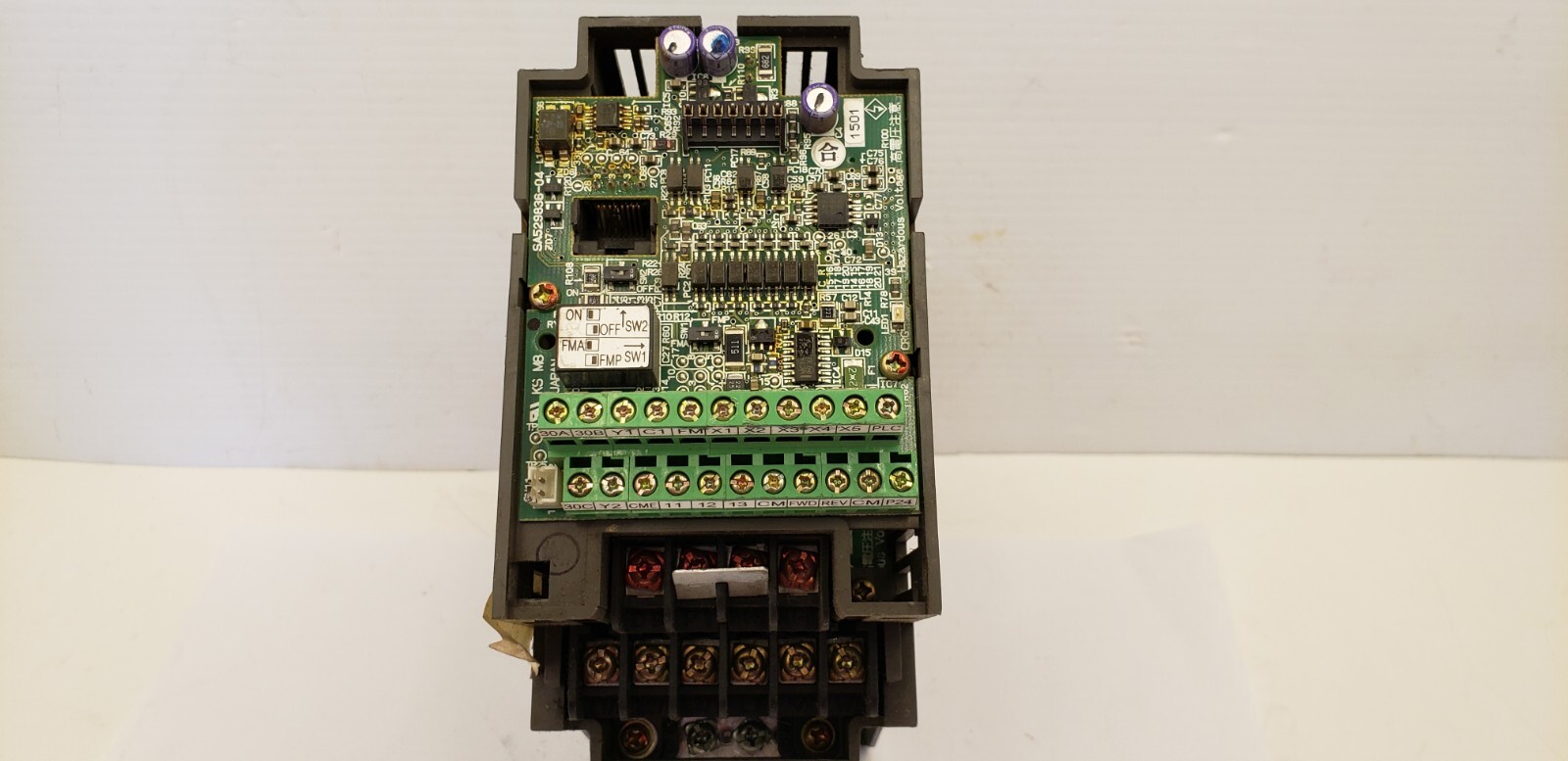 SAFTRONICS PC102001-9 DRIVE INVERTER, 3PH 200-230V 6.4A 50/60Hz, MADE IN JAPAN
