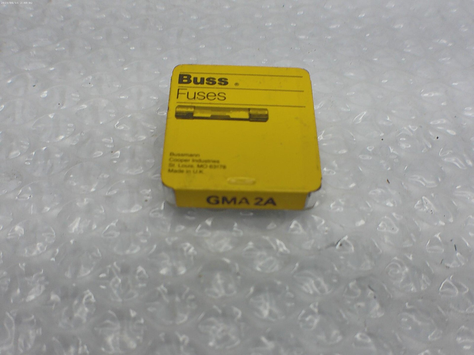 BUSSMANN GMA-2A FUSE PKG OF 4 NSMP