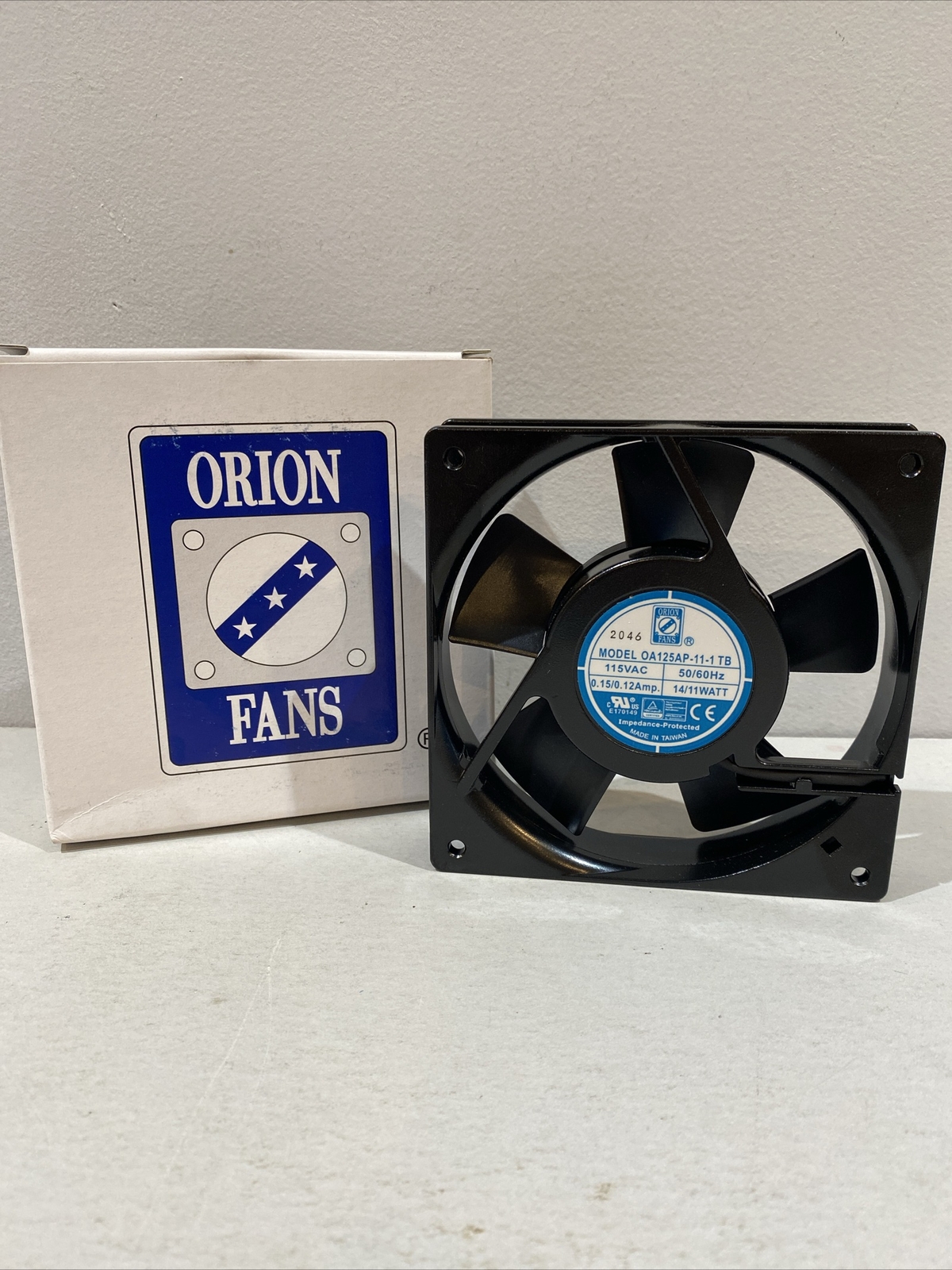 NEW Orion Fans OA125AP-11-1TB FAN AC 120X25 115V BALL 75cfm