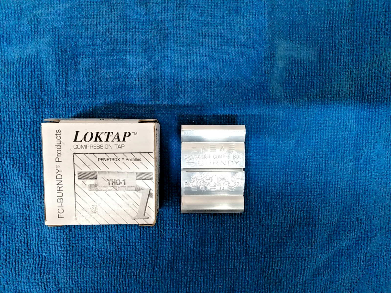 NEW BURNDY YHO-1 LOKTAP Compression connector