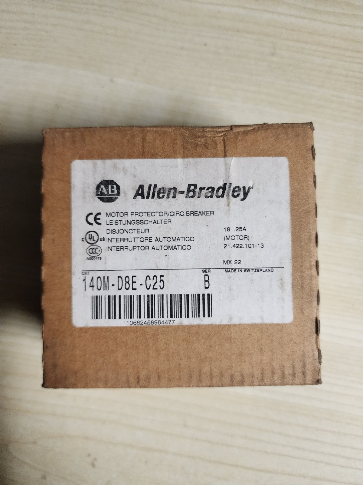 Allen Bradley 140M-D8E-C25 Motor Protector / Circuit Breaker