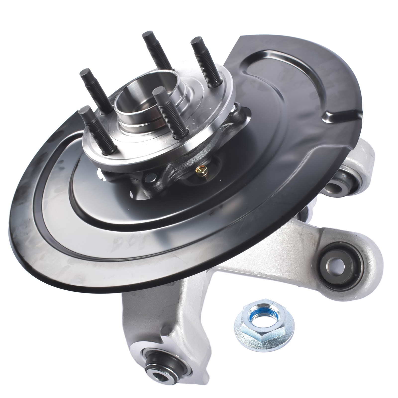 Rear Left Steering Knuckle & Wheel Bearing Hub Assembly Replacement- 2011-2019 F