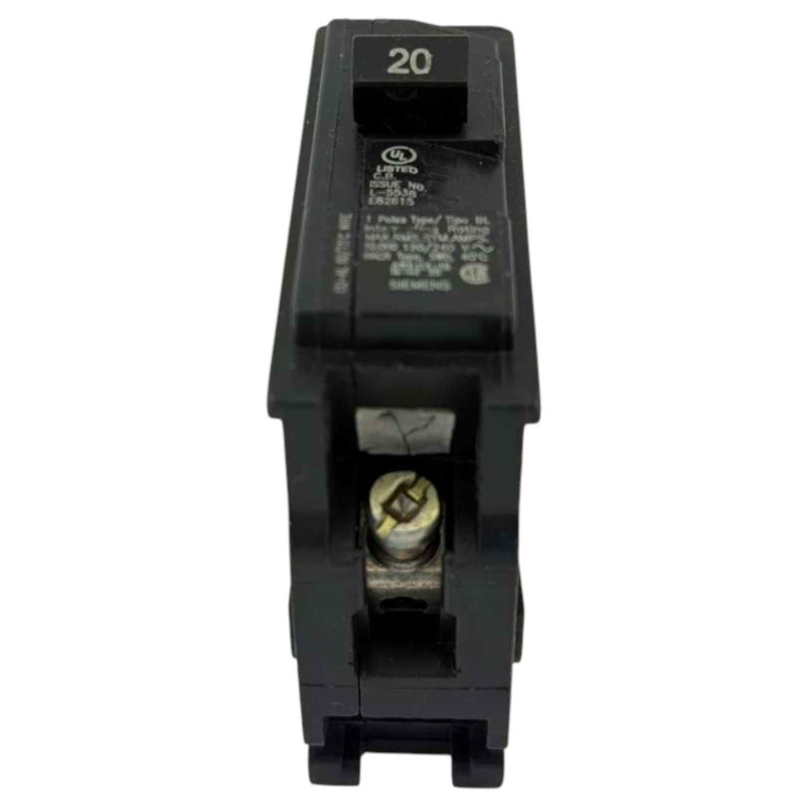 NEW OPEN BOX Siemens B120 20 A,120 V,1P Thermal Magnetic Circuit Breaker Bolt-On