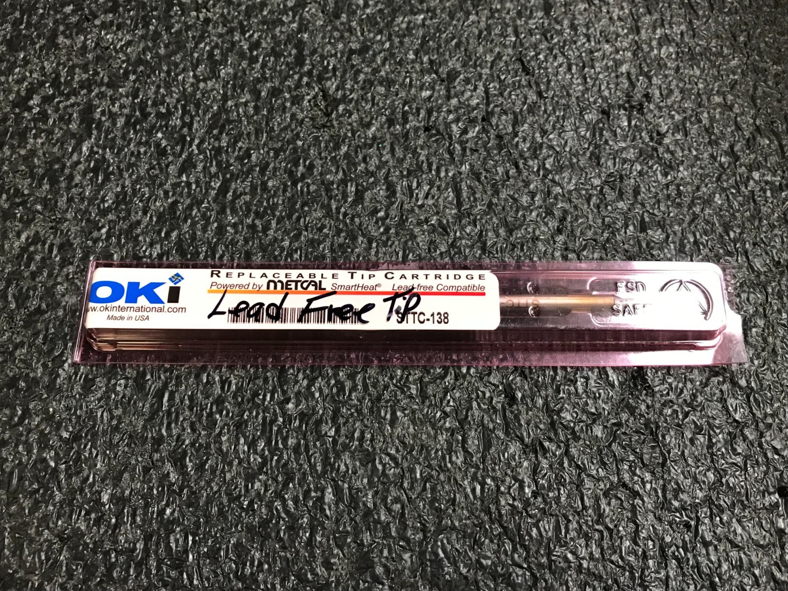 OKI METCAL STTC-138 Chisel Lead Free Replacement Tip Cartridge