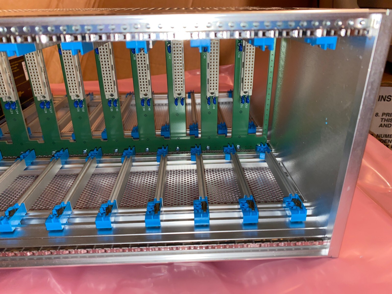 Cisco Scientific Atlanta Galaxy Modular Rack w/ 2 AC-DC Converter Power-One 24V