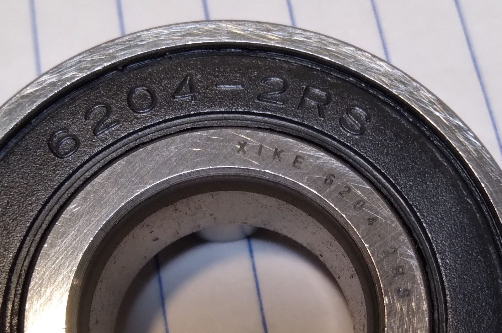 1 NEW XIKE 6204-2RS BALL BEARING NNB ***MAKE OFFER***