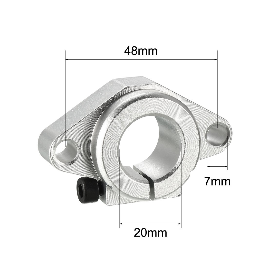 4pcs SHF20 Linear Rail Shaft Support for 20mm Diameter Shaft