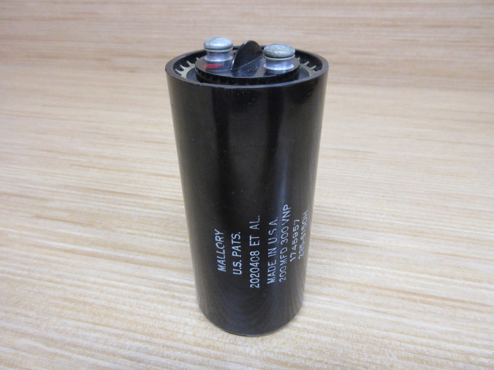 Mallory 235-6150H Capacitor 2020408 ET AL Small Crack