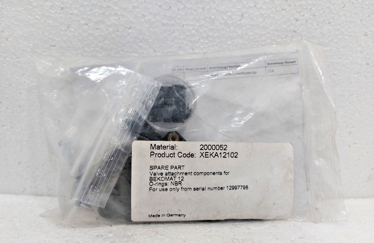 LOT OF 4 BEKOMAT 2000052 XEKA12102 VALVE ATTACHMENT COMPONENTS FOR BEKOMAT 12